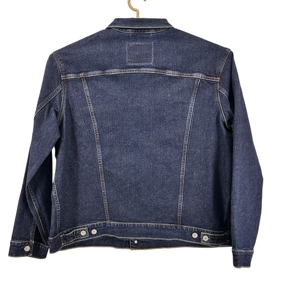 Levi Strauss Co Mens XL Trucker Jacket Dark Wash Denim XL NEW W/TAGS! - Picture 3 of 13